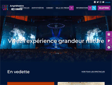 Tablet Screenshot of amphitheatrecogeco.com